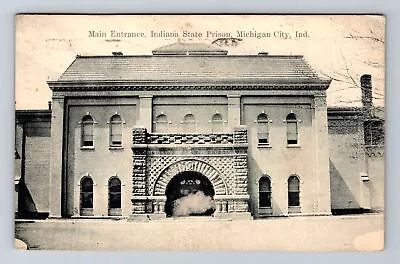 Michigan City IN-Indiana Main Entrance State Prison Vintage Postcard • $7.99