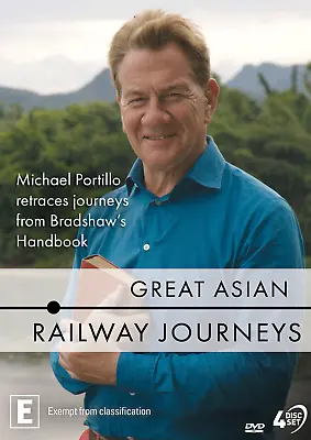 Great Asian Railway Journeys With Michael Portillo - Series 1 DVD New/Sealed R2 • £29.99