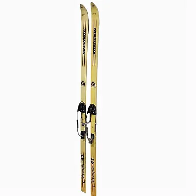 Rossignol Olympic 41 198cm Telemark Skis Voile 3-Pin Cable Releasable Bindings • $149.99