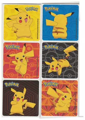 25 Pikachu ( Pokemon ) Stickers 2.5 X2.5  Each Party Favors • $3.49
