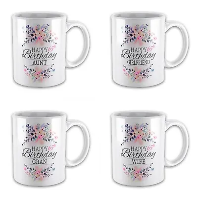 £7.99 • Buy Floral Happy 65th Birthday (Relative)  ..Novelty Gift Mug