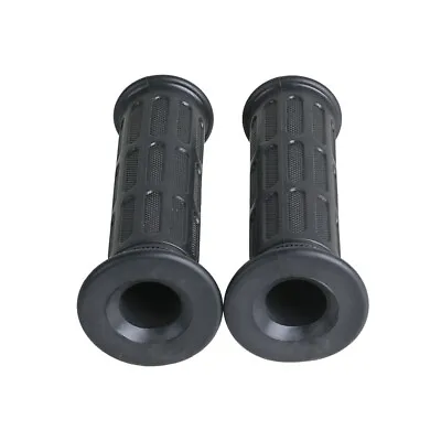 Black 7/8  Handlebar Hand Grips ATV Quad Thumb Throttle Grips Honda 4 Wheeler  • $9.43