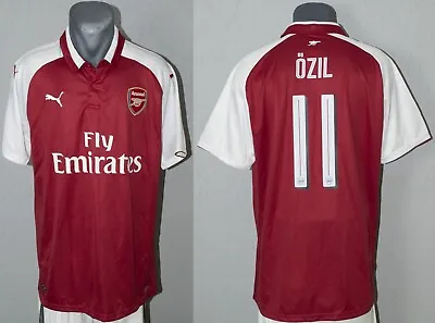 Arsenal Ozil Jersey 2017/2018 Home Football Soccer Mens Shirt Size Adult 2XL • $91.99