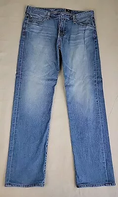 AG Adriano Goldschmied Jeans Mens 36x32 * Tailored Graduate Blue Stretch Mid  • $34