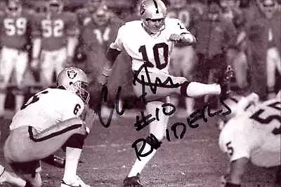 Chris Bahr Signed 4x6 Photo Oakland Los Angeles Raiders SB XV XVIII Autograph • $0.01