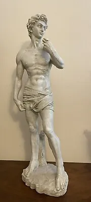 20” Heavy David Statue Figurine Michelangelo Sculpture Resin Marble • $75