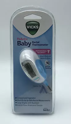 Vicks Pediatric Baby Rectal Thermometer Professional Accuracy • $9.99
