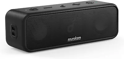 $143.90 • Buy Anker Soundcore 3 Bluetooth Speaker With Stereo Sound, Pure Titanium Diaphragm D