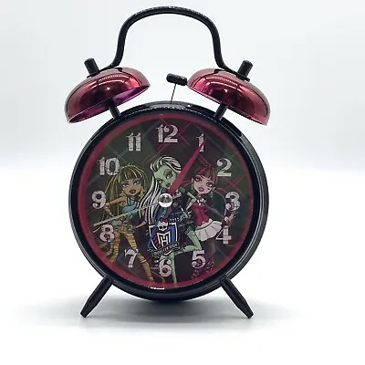 Monster High Twin Bell Alarm Clock -Frankie Stein-Draculaura-Operetta *Tested*￼ • $10.90