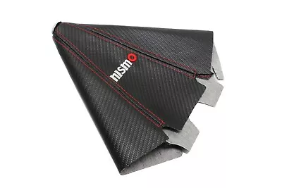 Car Shift Boot Manual Nismo Gaiter Carbon Fibre Shifter Universal Red/Black Gear • $29.99