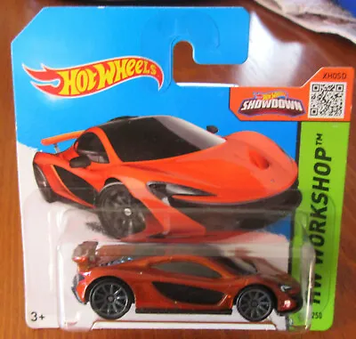 2011 Hot Wheels McLaren P1 Luxury Sports Car Rare Short Card #223 MOC Bronze • $21.95