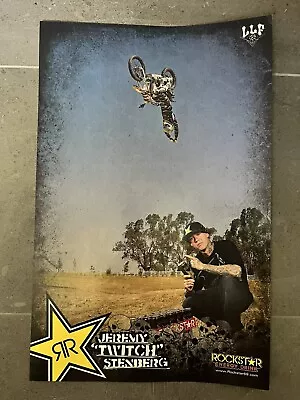 Jeremy Twitch Stenberg*poster*metal Mulisha*dirt Bike Kidz*rockstar Energy*rare* • $30