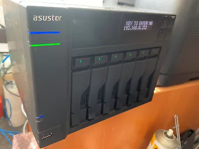 ASUSTOR AS-606T 18TB 6 Bay NAS UPnP Media Server Intel ATOM 2.13 GHz Dual-Core • £548.88