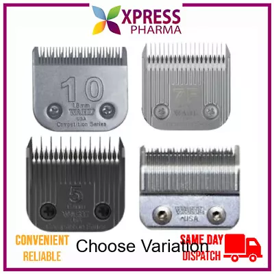 Wahl Competition Series Dog Clipper Blades (#10 1.8mm #7F 4mm #5F 6mm) • $55.89