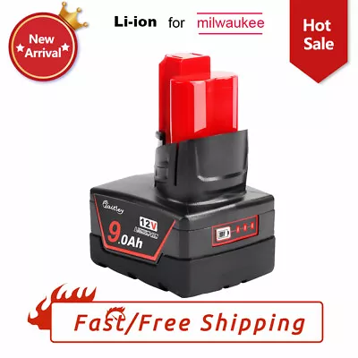 Milwaukee M12 9Ah Replacement Battery 12V 9000mah Lithium-ion For Cordless Tool • £20.48