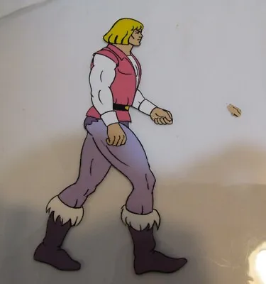 Masters Of The Universe He-man Motu Prince Adam Animation Art Production Cel  • $44.99