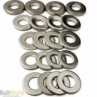 A2 & A4 Stainless M3 M4 M5 M6 M7 M8 M10 Form A B C G & Washers Heavy Thick Flat • £4.95