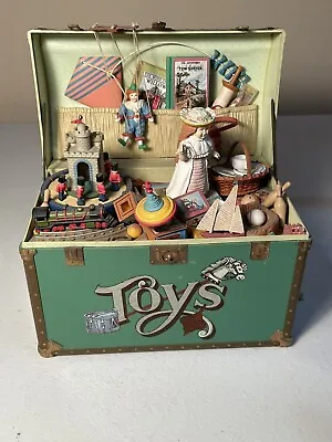 Vintage ENESCO 1986 Music Box  TOY SYMPHONY  Treasure Chest Of Toys Parts Only • $20