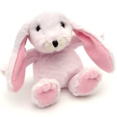 Jomanda Bunny Small Pink Teddy Pink Rabbit Teddy From Birth Rabbits Soft Toy NEW • £7.19