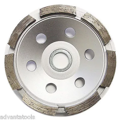 4  Premium Single Row Diamond Cup Wheel For Concrete Stone Grinding 7/8”-5/8   • $20