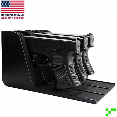 Handgun Safe Foam Rack Gun Storage Holder Modular Display Case Pistols Revolvers • $21.95