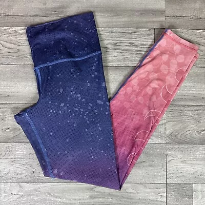 Women's Sol & Mane Multi-Color Pattern Yoga Athletic Leggings Pants Sz L • $10.99