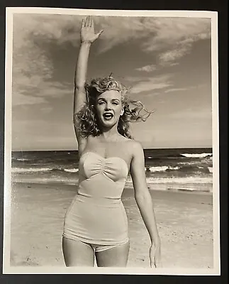 1949 Marilyn Monroe Original Photo Andre De Dienes Stamped Tobay Beach Tobey • $5500