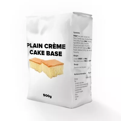 The Cake Decorating Co. Plain Creme Cake Mix 500G OR 12.5KG • £5.99