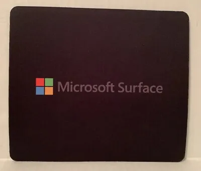 Official Microsoft Surface Mousepad Black Color LIGHTLY USED 8.5” X 7.5” Square • $5.99