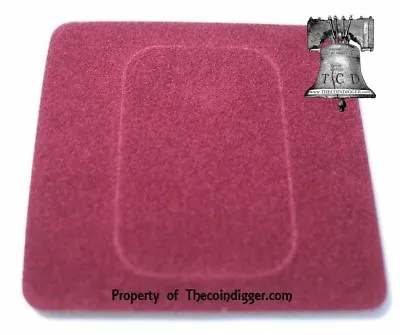 5 Air-tite Coin Capsule Display Card Insert 1oz Silver BAR Holder RED Storage • $7.90