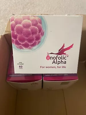 Inofolic Alpha PCOS Supplement Women 60 Sachets Each Hormone Balance One Month • £35