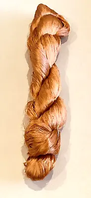 RARE Japanese Silk Embroidery Thread - Mid Coppery Orange -Large Skein 40 Grams • £6.99