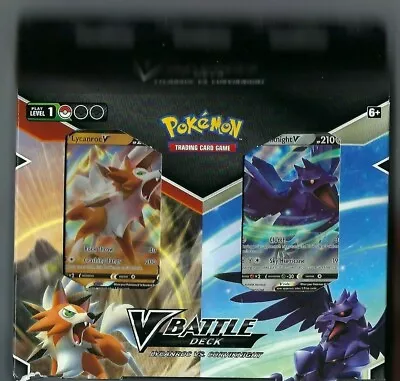 Pokemon: Lycanroc Vs. Corviknight - V Battle Deck Bundle  • $4.25