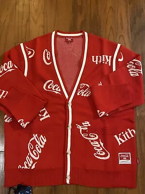 Mitchell & Ness Coca Cola X Kith Knit Cardigan • $184.99