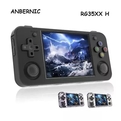 Anbernic RG35XX H Handheld Games Console (64gb 3.5” IPS Translucent White) • £45.99