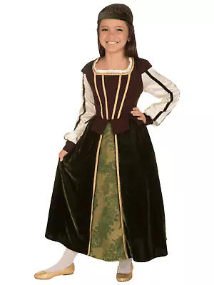 Maid Marion Guinevere Medieval Renaissance Princess Queen Child Girls Costume • $53.95