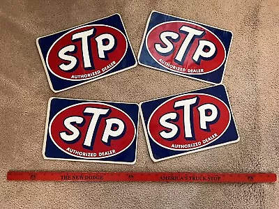 Genuine Vintage Extra Large STP Dealer Decals 60’s-70’s Speed Shop Group Of 4 • $60