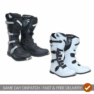 £94.49 • Buy Wulfsport Wulf Adults Track Star MX Motocross Enduro Quad Motor Bike Boots