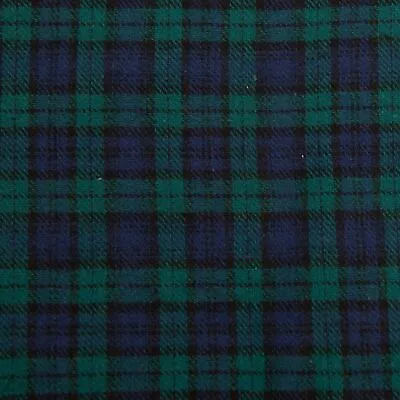 100% Brushed Cotton Tartan Checks Excellent Quality Fabric By The Metre  NEW  • £6.99