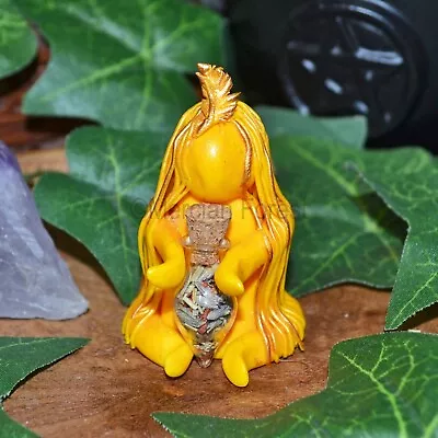 Pagan Goddess Figurine Mini Statue Spell Bottle Altar Decoration Gift Happiness • £15