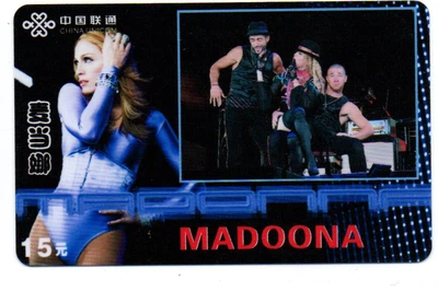 £1.75 • Buy China: Phone Card - Madonna Louise - Sexy Girl - US Singer/189