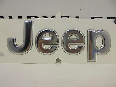 02-04 Jeep Liberty New 3D Chrome Rear Decal Emblem Nameplate Mopar Factory Oem • $87.26