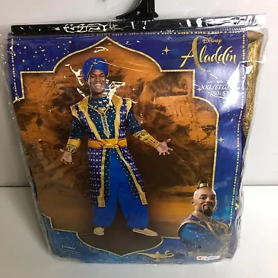 Vintage 1999 Disney Aladdin Halloween Genie Deluxe Costume Large XXL 42-46 • $116.63