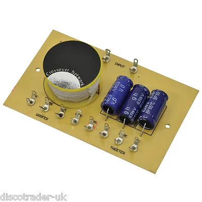 Replacement Crossover 2 Way 100 Watt For Hi-fi Pa Speaker Cabinet • £9.95