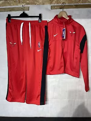 Chicago Bulls Nike Courtside Tracksuit - Womens 75 Year. New Tagged Size Large • $96.77