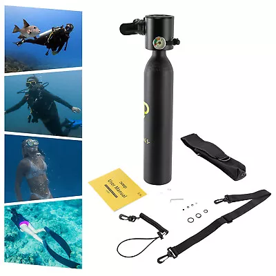 0.5L Mini Scuba Tank Underwater Diving Portable Breath Lungs Scuba Oxygen Tank • $85.50