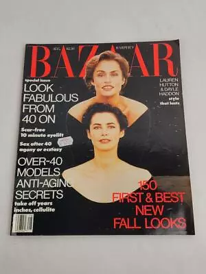 Harper's Bazaar Special Issue Magazine (No 3356) - August 1991 Vintage • $15.39