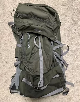 Kelty Coyote 80 Backpack Hiking Pack Camping Green • $125