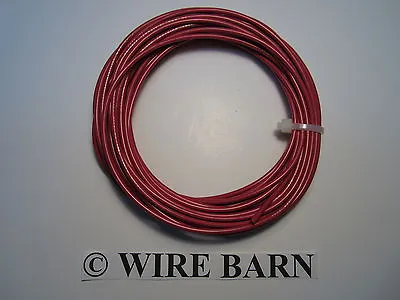 Mtw 14 Awg Gauge Red Stranded Copper Wire 25 Feet Machine Tool Wire- Usa Made • $11.99