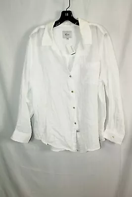 Rails Womens White Button Down Collared Shirt/Top #XL $168 • $48.99